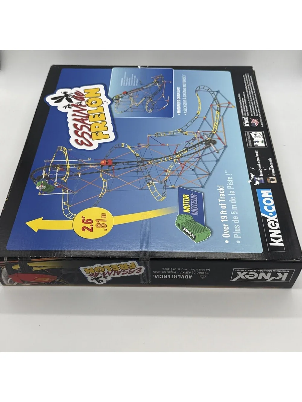 K'NEX Hornet Swarm Roller Coaster Building Set open box spare motor